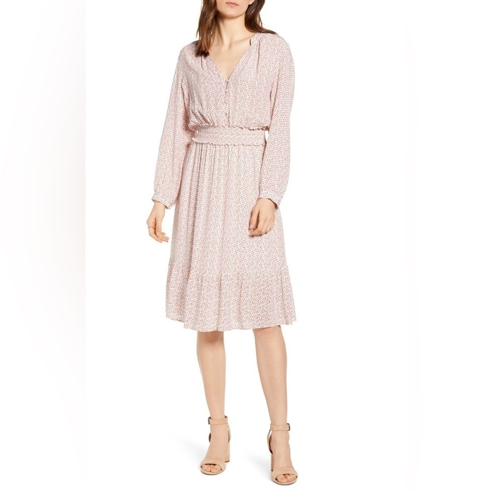 Rails Renata Midi Dress In Flower Vines